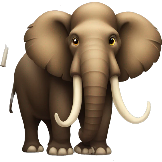 a mammoth with a German flag emoji