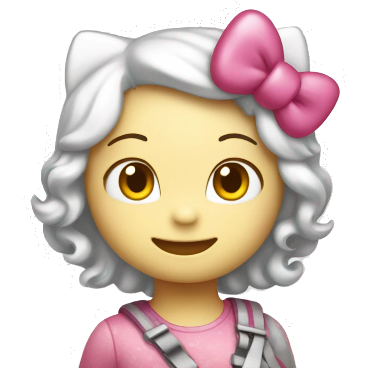 hello kitty smiling emoji