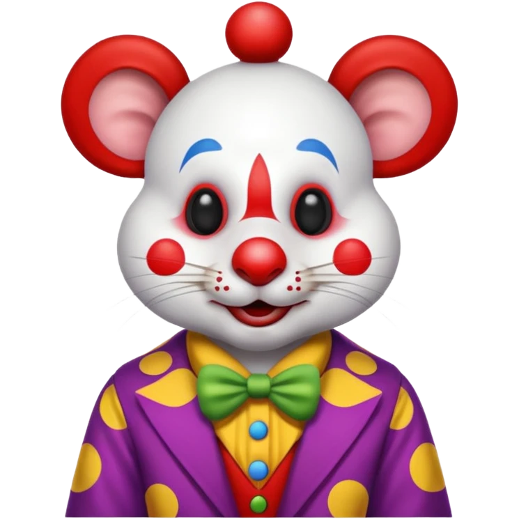 Rat clown emoji