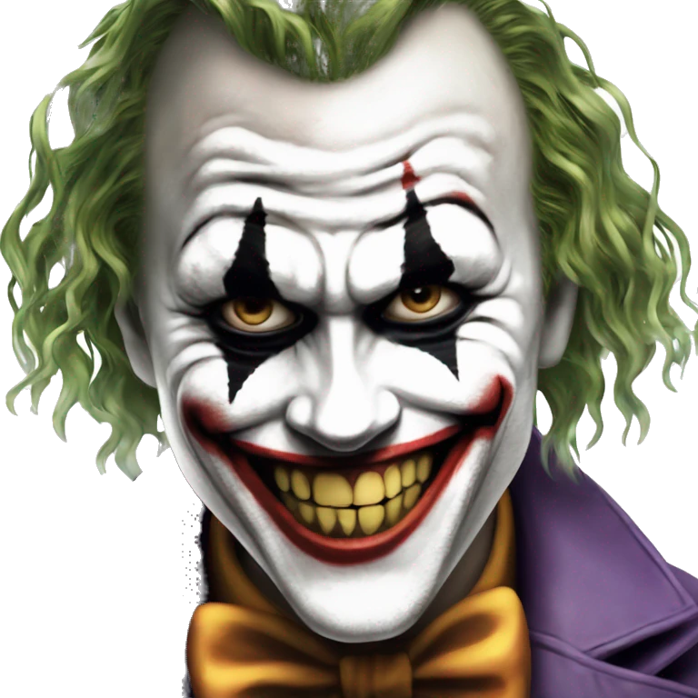 joker laughing evil clown heath ledger emoji