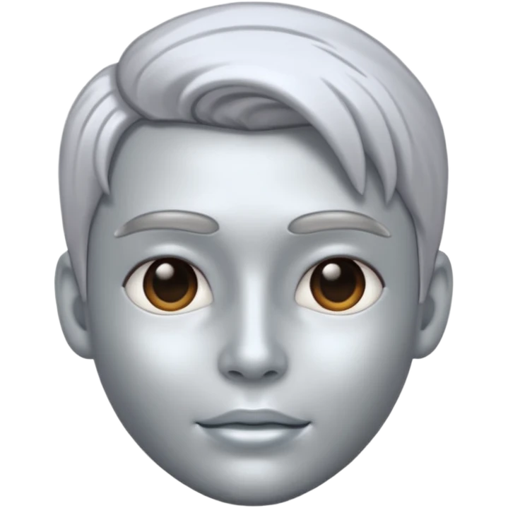 Make a silver version of the last one emoji