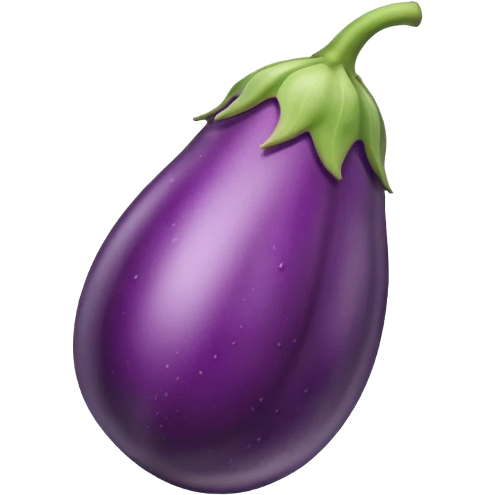 Eggplant with white liquid  emoji