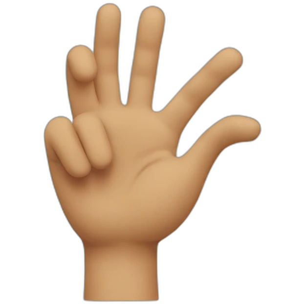 mano señalando emoji
