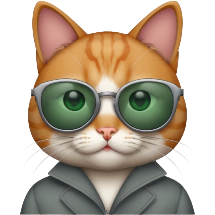 Cat wearing sunglasses emoji