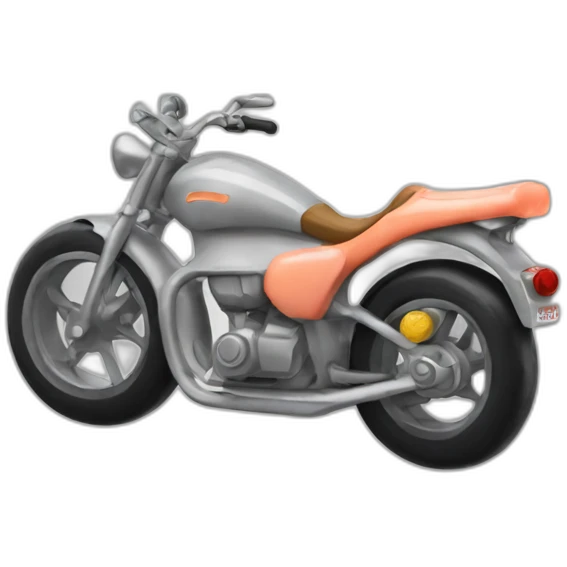 Smoked salmon bike emoji