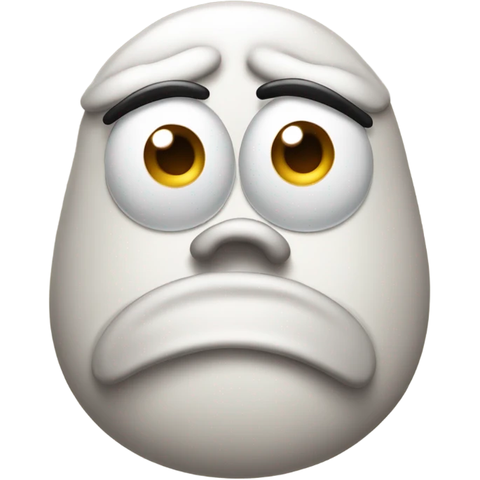 Sad poop emoji