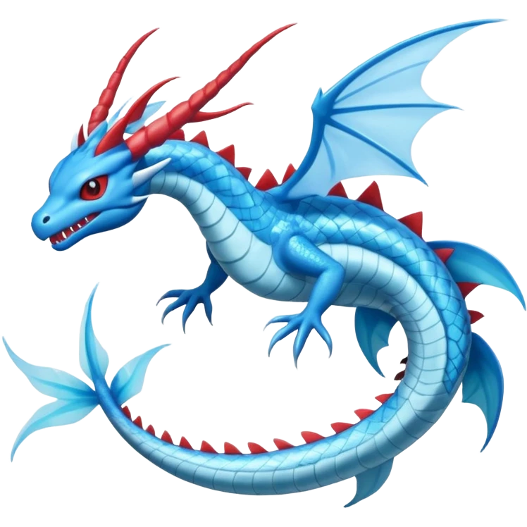 Salamence-Amaura-Gyarados-Flygon-Dragonair-fusion-hybrid-creature  emoji