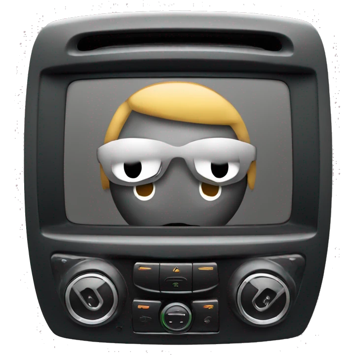 android car radio head unit  emoji