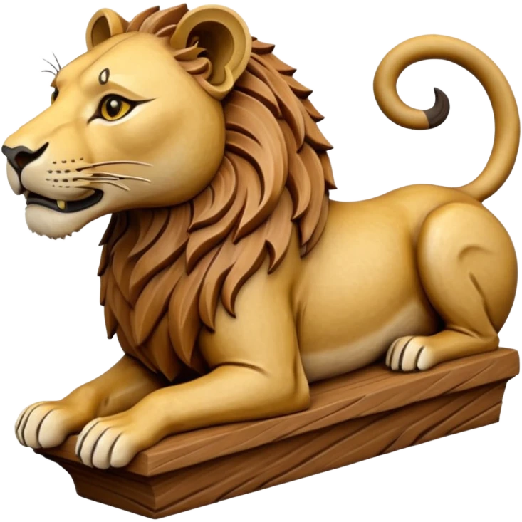 Figure de proue lionne emoji