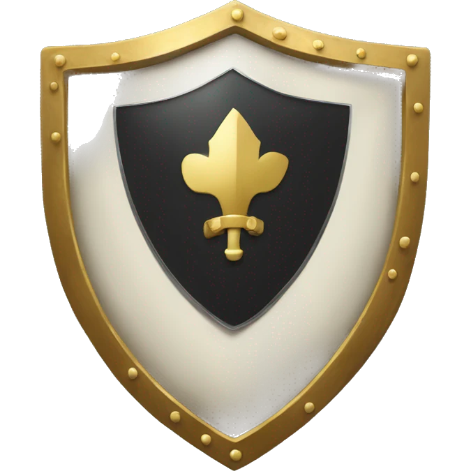 aristocrat shield with a playbutton on it emoji