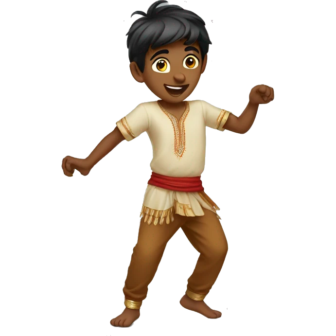 indian boy dacing emoji