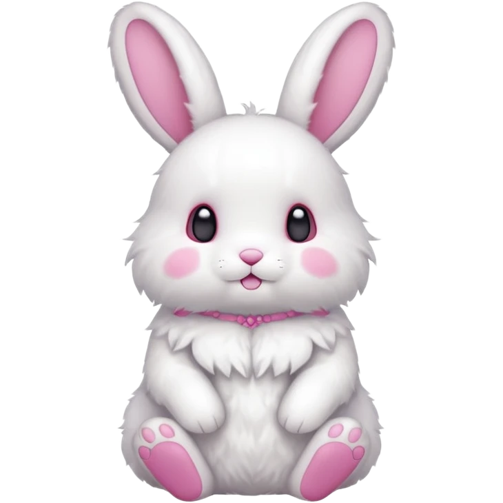 very cute fullbody bunny uwu cuuuute emoji