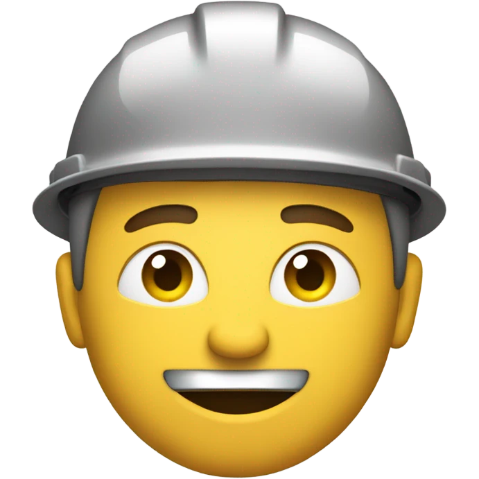 Guy in hard hat holding wrench  emoji
