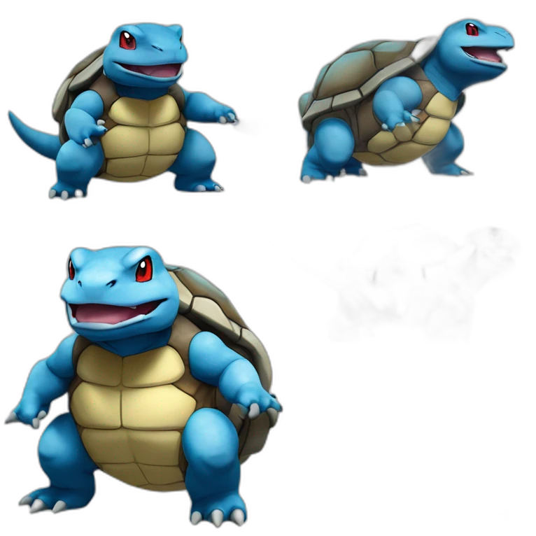 pokemon blastoise ultra powerful lvl 99 red color emoji