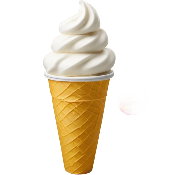 McDonald's ice cream emoji