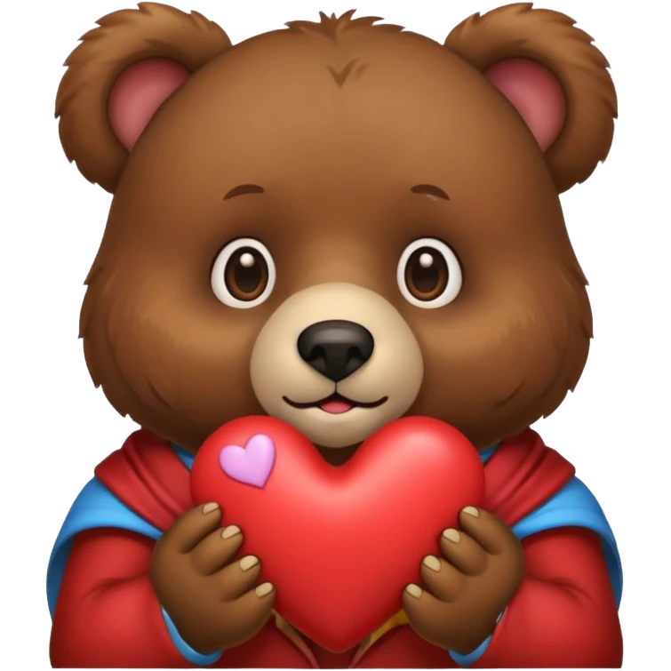 bear with a heart  emoji