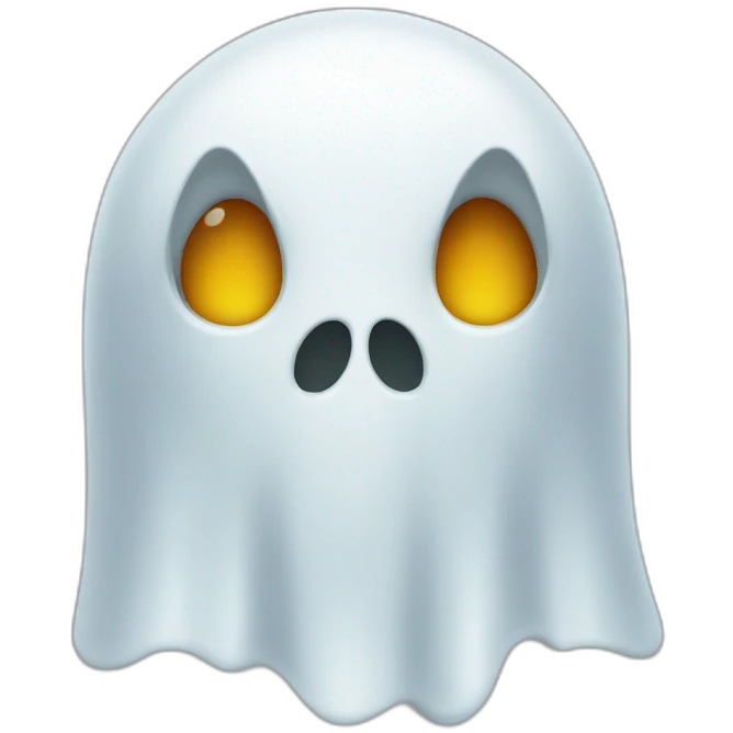 Ghost face emoji