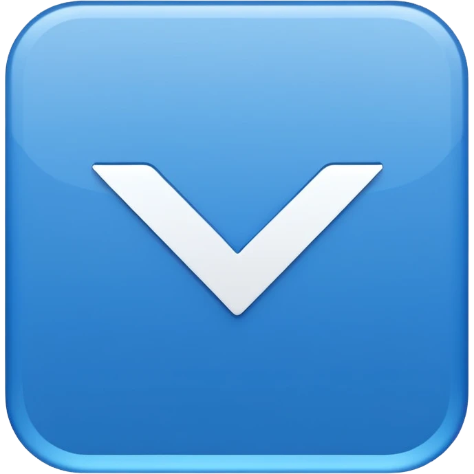 blue check mark in a square emoji