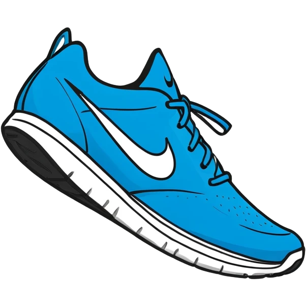 Haz un emoji de un tiburón con tenis nike emoji