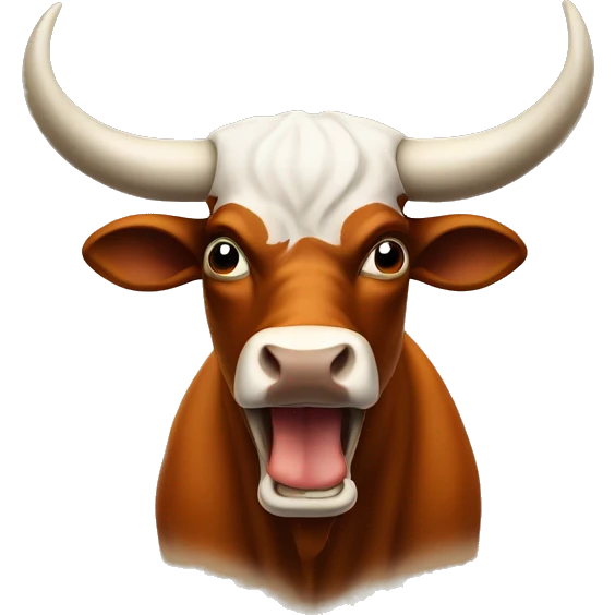 angry bull texas longhorn bevo emoji