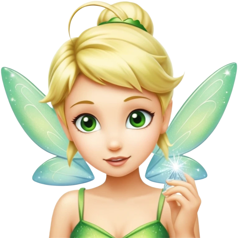 fairy tinkerbell with pixie dust emoji