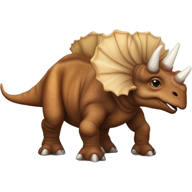 triceratop brown emoji