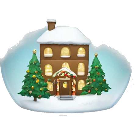 Christmas snowglobe emoji