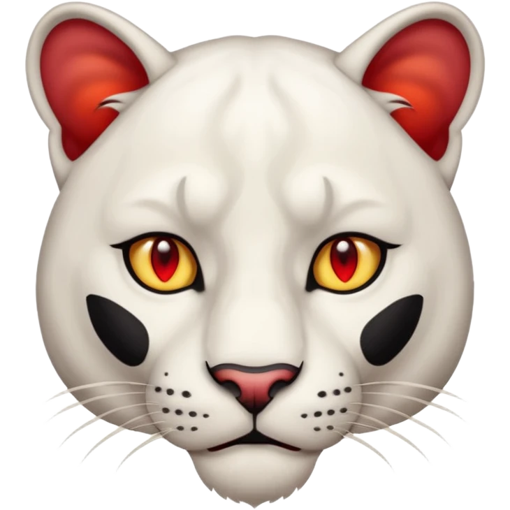 white panther emoji. As one would see on discord, that looks like Samuel Ayers from "The Smoke Room". make sure his eyes are red NO RED EARS, like the image emoji