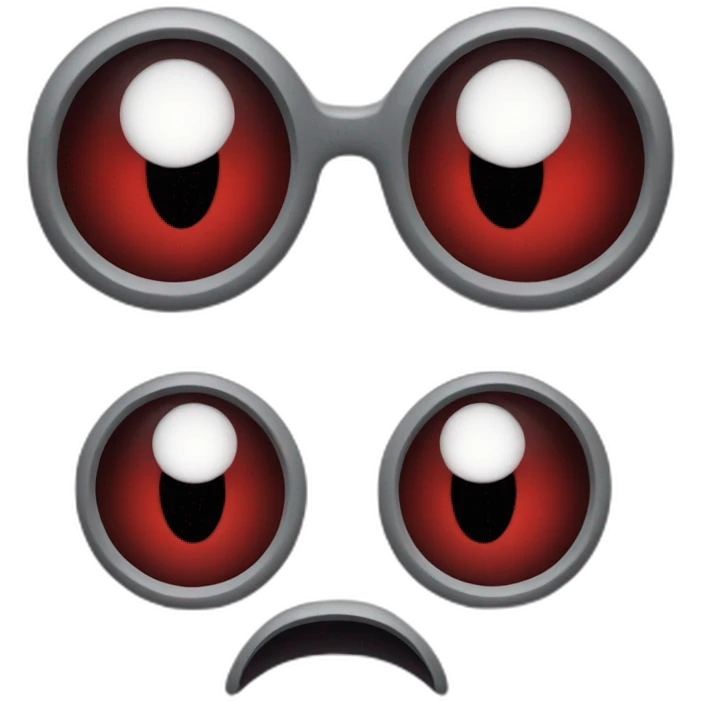 Vampire four eye emoji