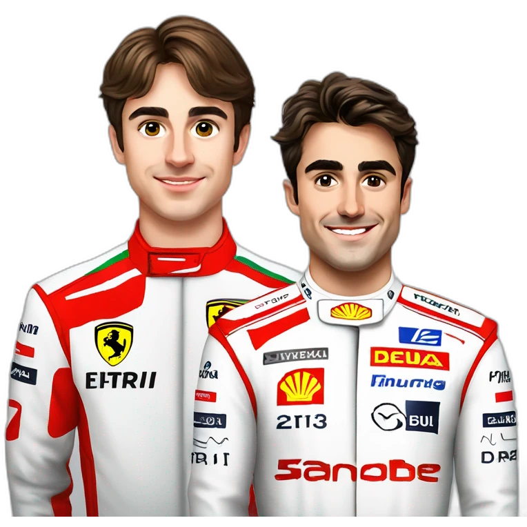 F1 Ferrari Charles Leclerc And Sainz emoji
