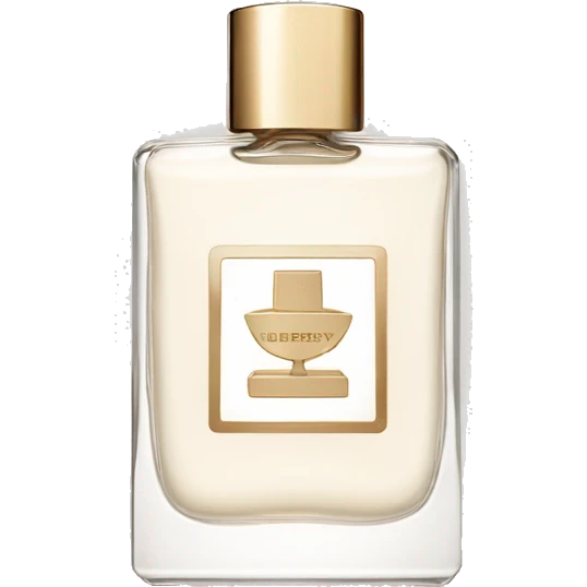 Burberry her perfume rectangle white bottle emoji