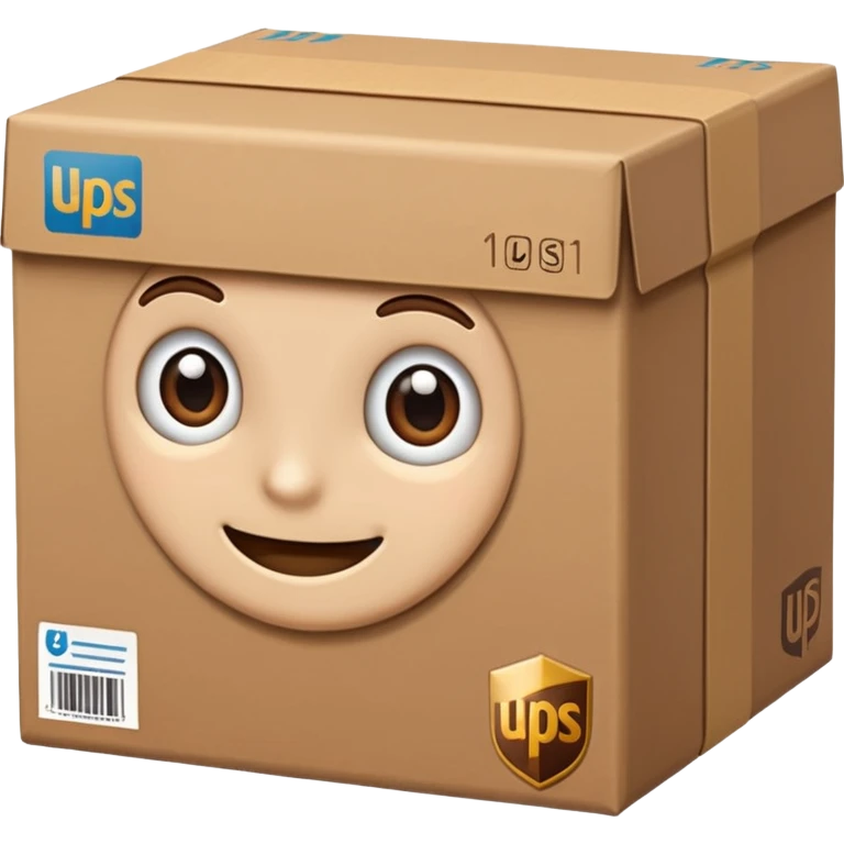 UPS delivery parcel emoji