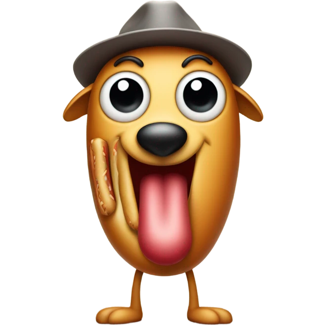 hotdog man emoji