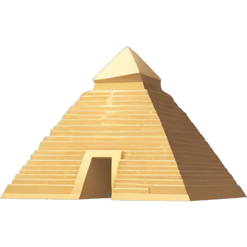pyramid flat design emoji