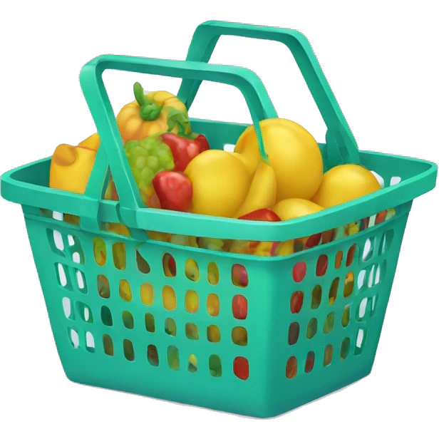 shopping basket emoji