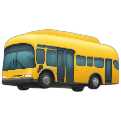 sleeping bus emoji