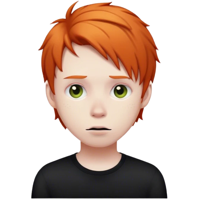 emo ginger emoji