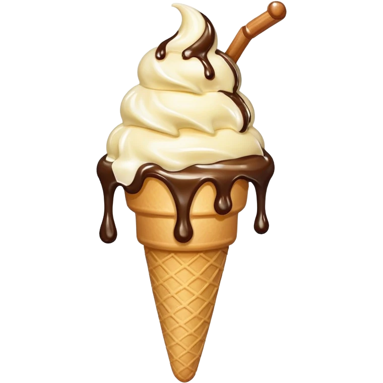 Finger with ice cream dripping down it  emoji
