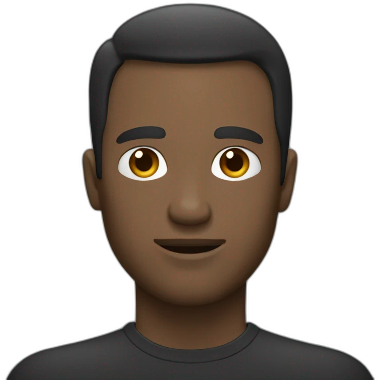Un homme noir qui ce serre la main d'un homme blanc emoji