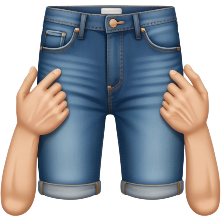 Disrobing of pants emoji