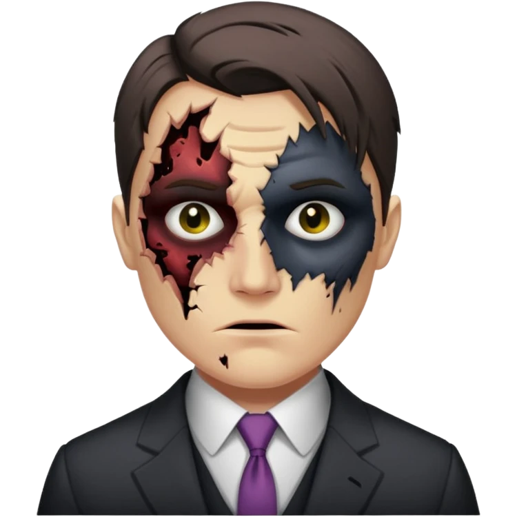 dc two face emoji