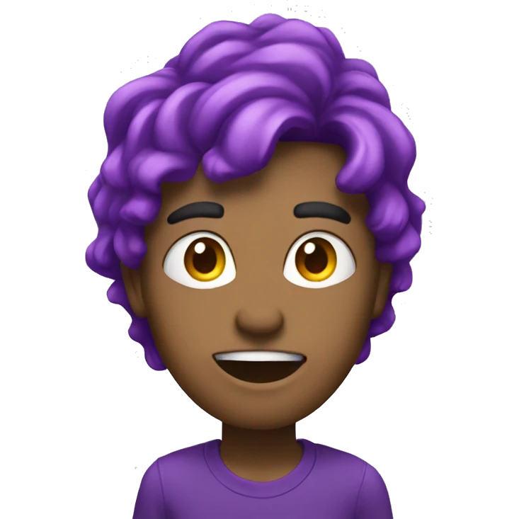 purpe lightining emoji
