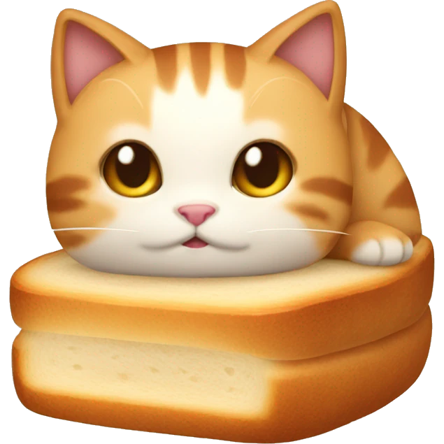 cat bread that is a bread emoji