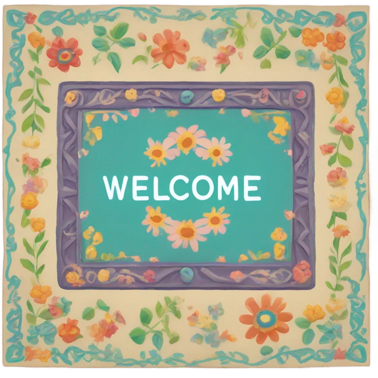 welcome mat emoji
