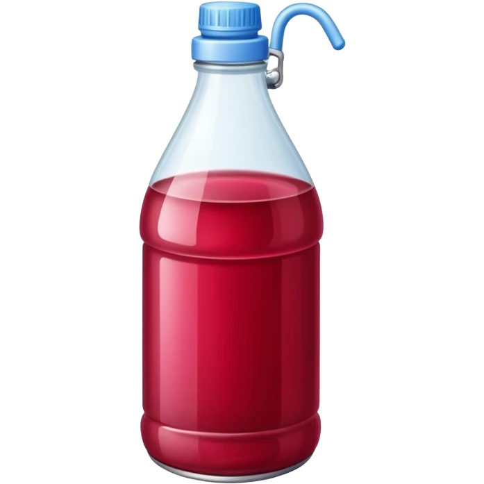 Cranberry juice bottle emoji