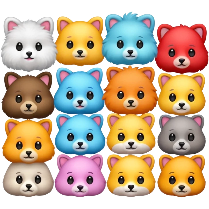 Cute animals emoji