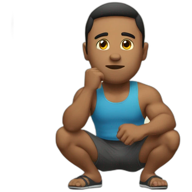 lef tleg squats emoji