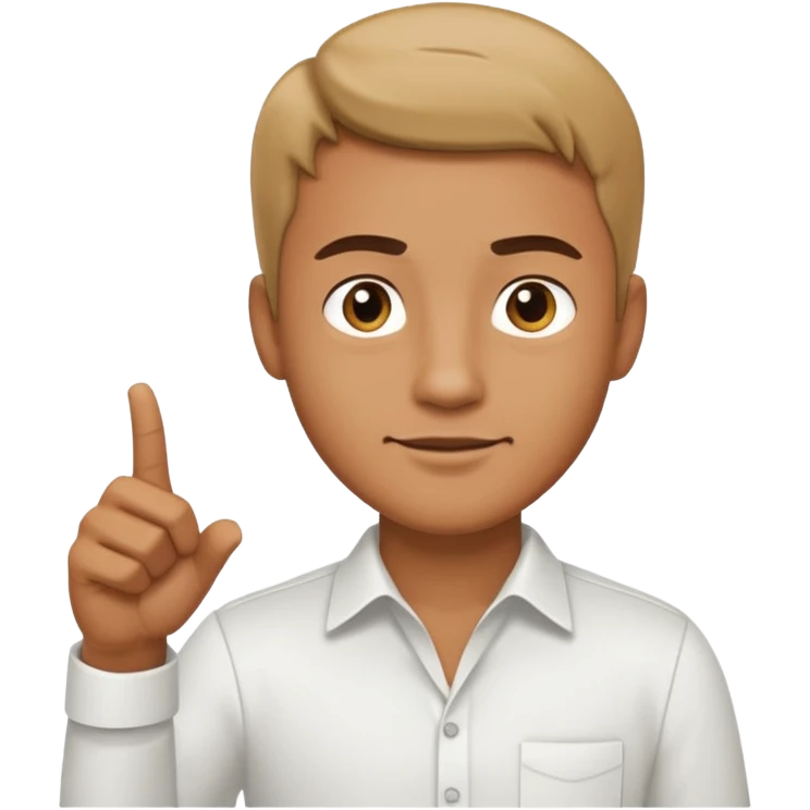 man pointing to the right emoji