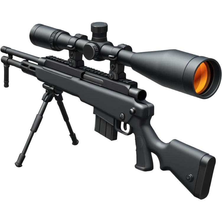 A precision rifle emoji