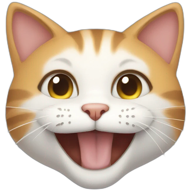 Cat smile emoji